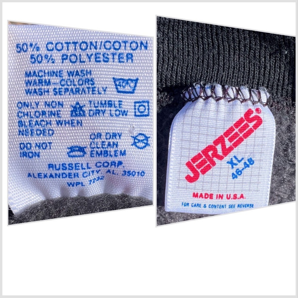 F22 Blackbird Jet Vtg 1991 Jerzees Crewneck Sweatshirt Men’s Size (XL Fits M) - Picture 3 of 7